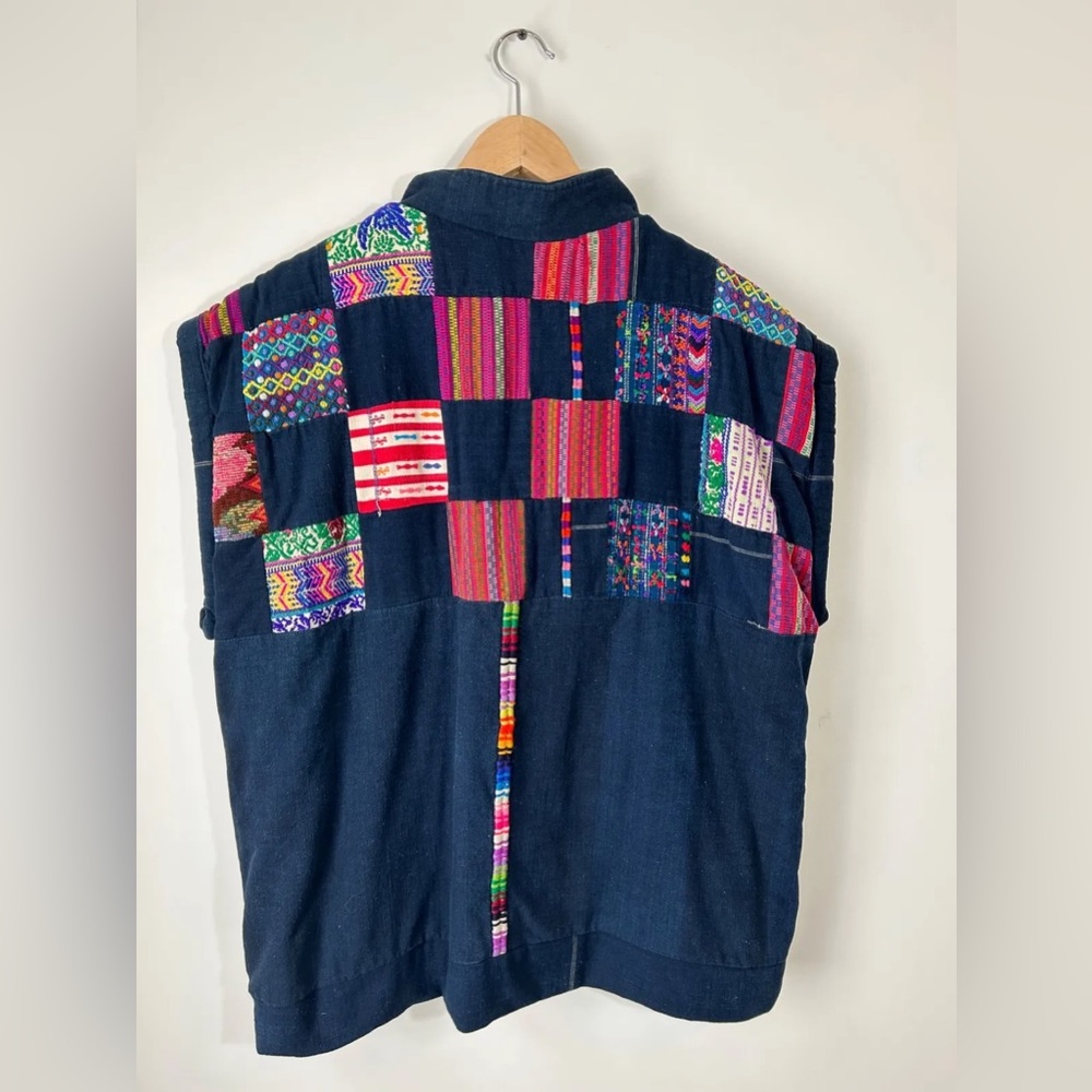 Vintage Tapestry Patchwork Vest - image 3